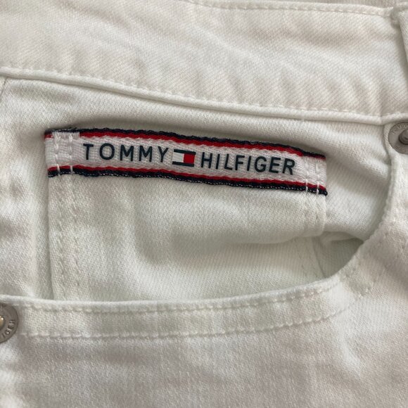 NWOT Tommy Hilfiger White Denim Cropped pants - Picture 3 of 4